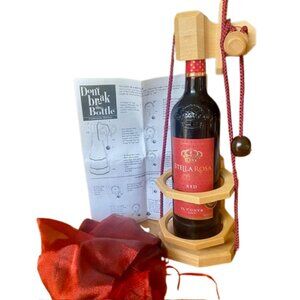 Don't Break The Bottle Corkscrew Edition Wooden Puzzle Bar Decor Gift Idea